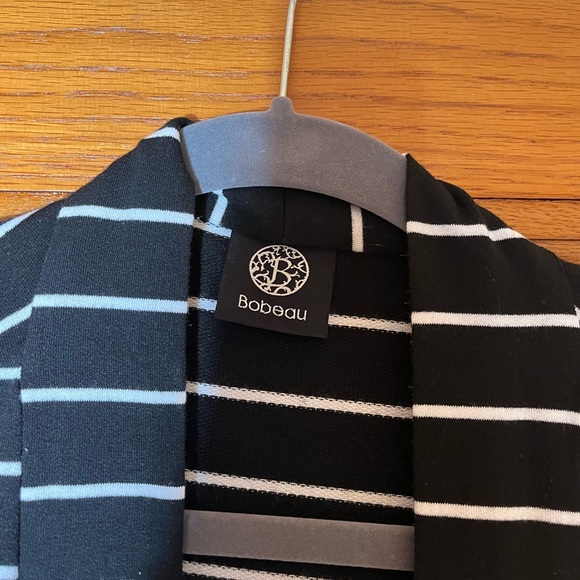 Striped Cardigan with ruffle detail - Picture 2 of 4